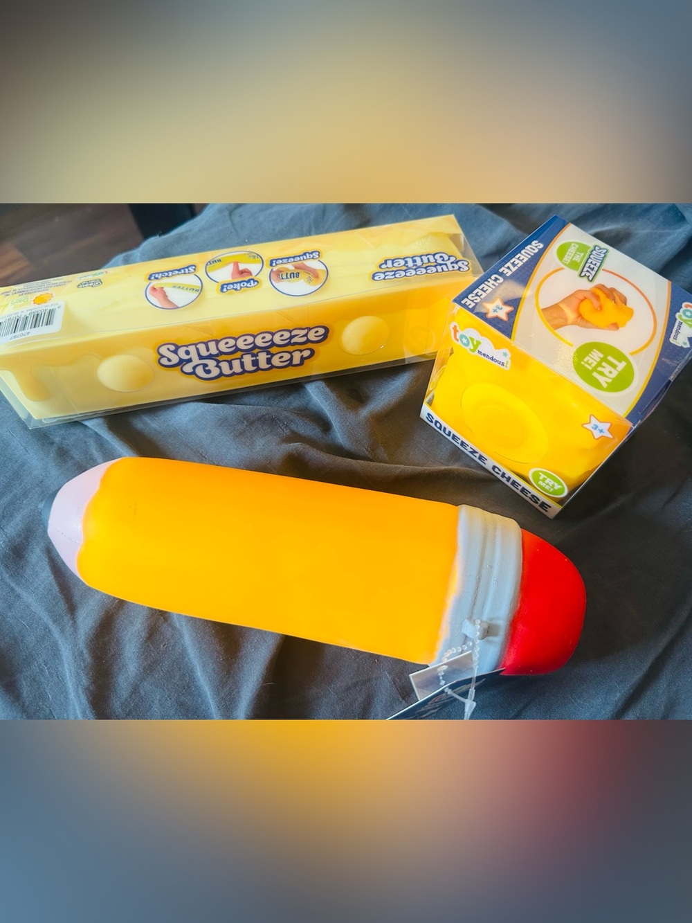 Yellow Jumbo Squishy bundle